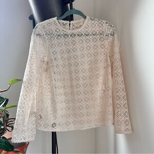 Sézane Lova Blouse in Cream
